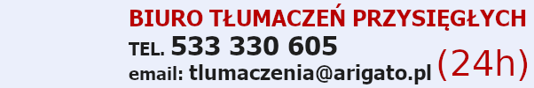 Tumacz rumuski - Telefon: 533 330 605